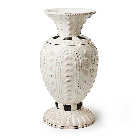 Courtly Large Ceramic Vase