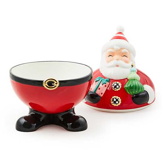 Granny Kitsch Santa Cookie Jar