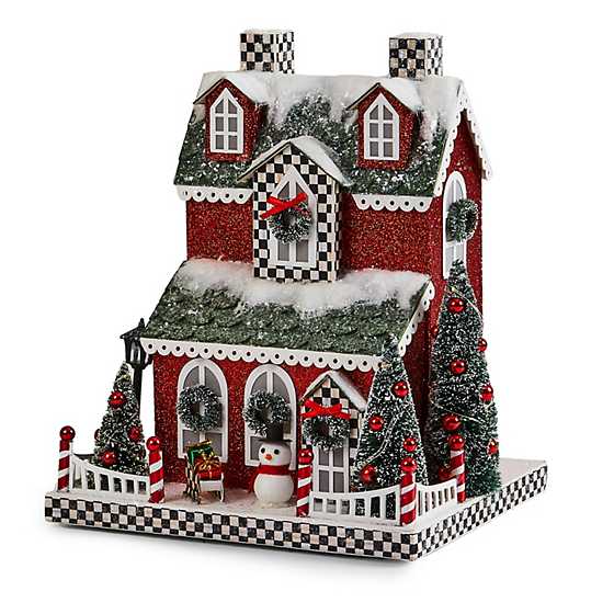 Cozy Christmas Illuminated Paper House