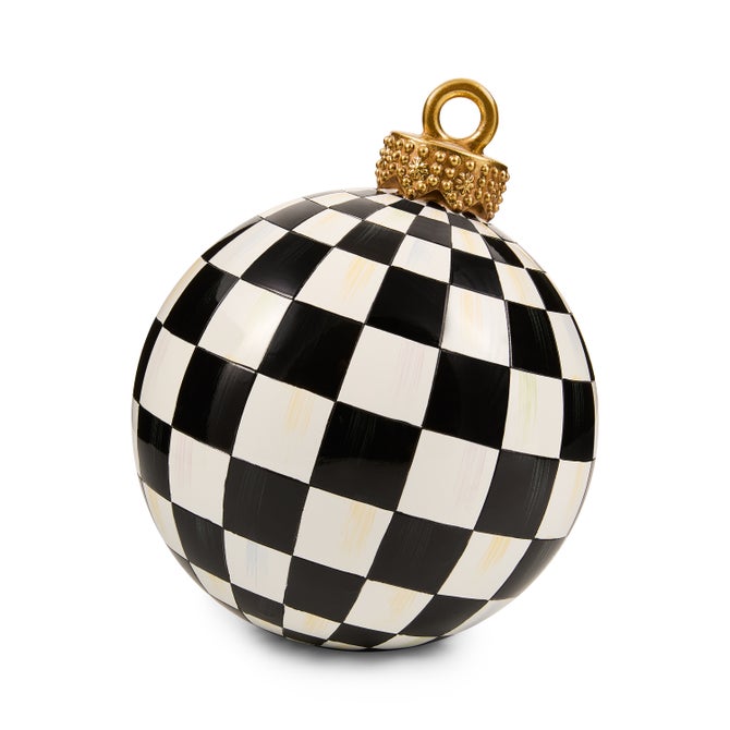 Courtly Check Tabletop Ornament