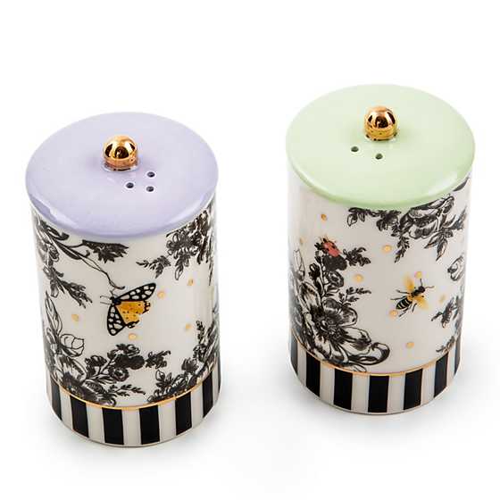 Butterfly Toile Salt and Pepper Set