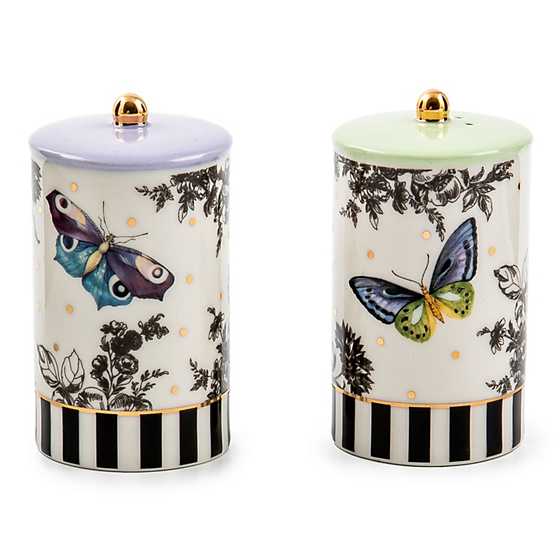 Butterfly Toile Salt and Pepper Set