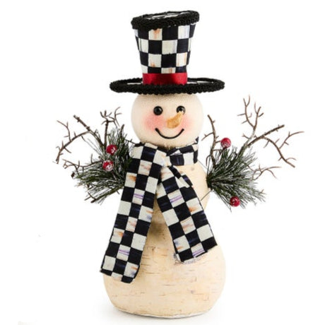 Farmhouse Birch Snowmen