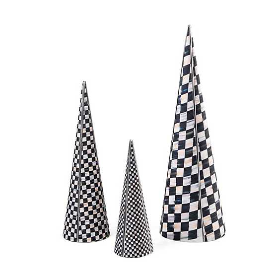 Courtly Cone Trees - Set of 3 SALE ITEM