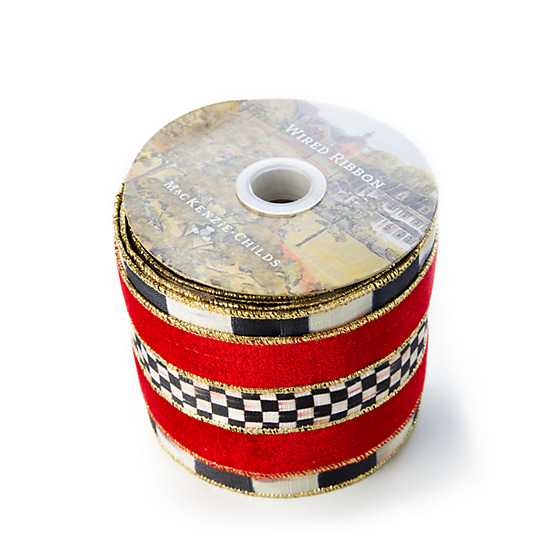 Courtly Regal 4&quot; Ribbon - Red