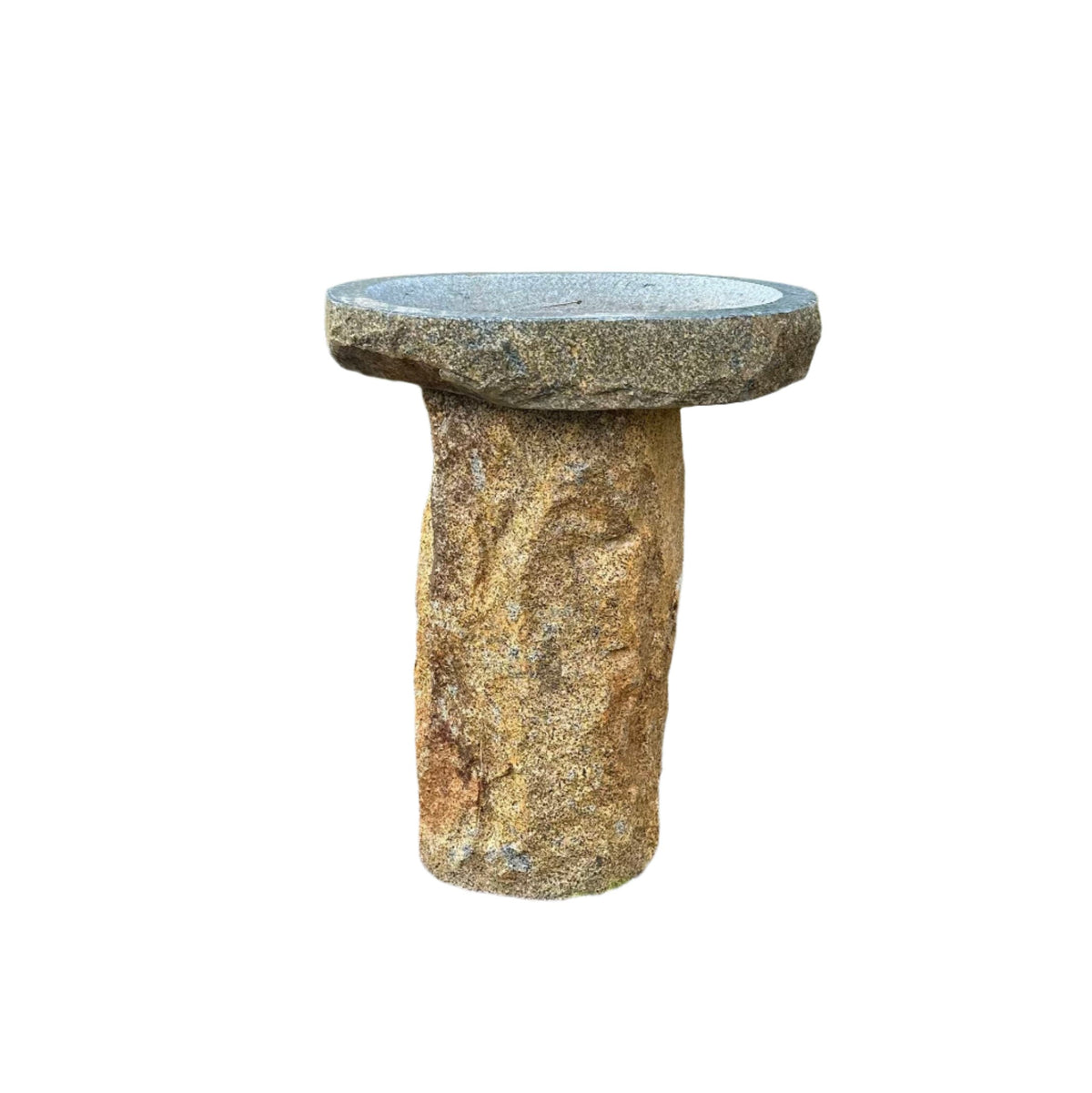 Boulder Birdbath