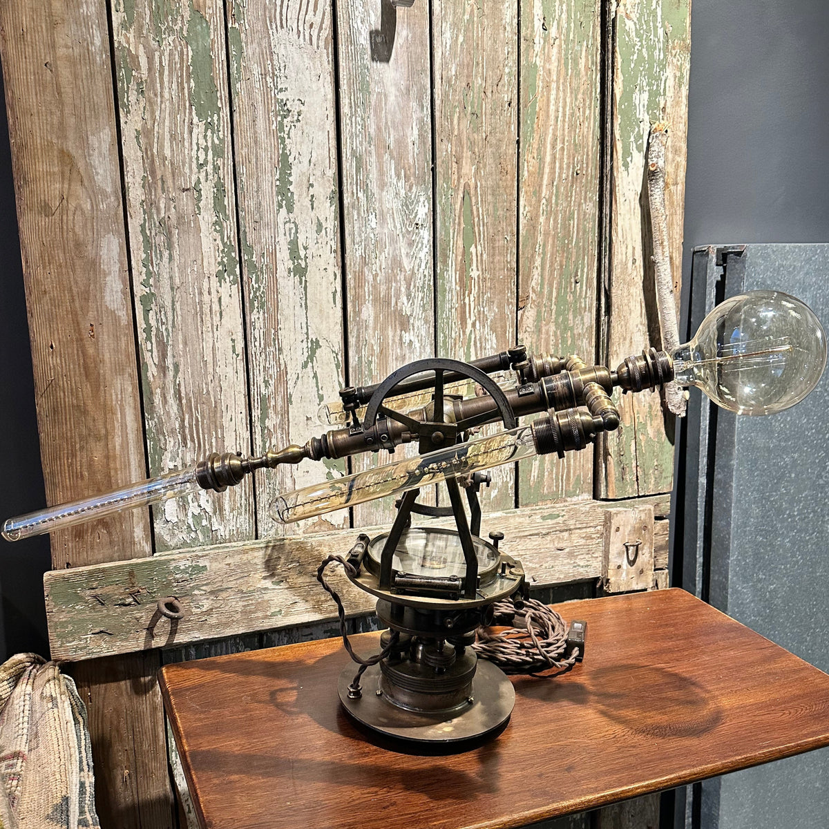 Young and Sons Theodolite Floor Lamp