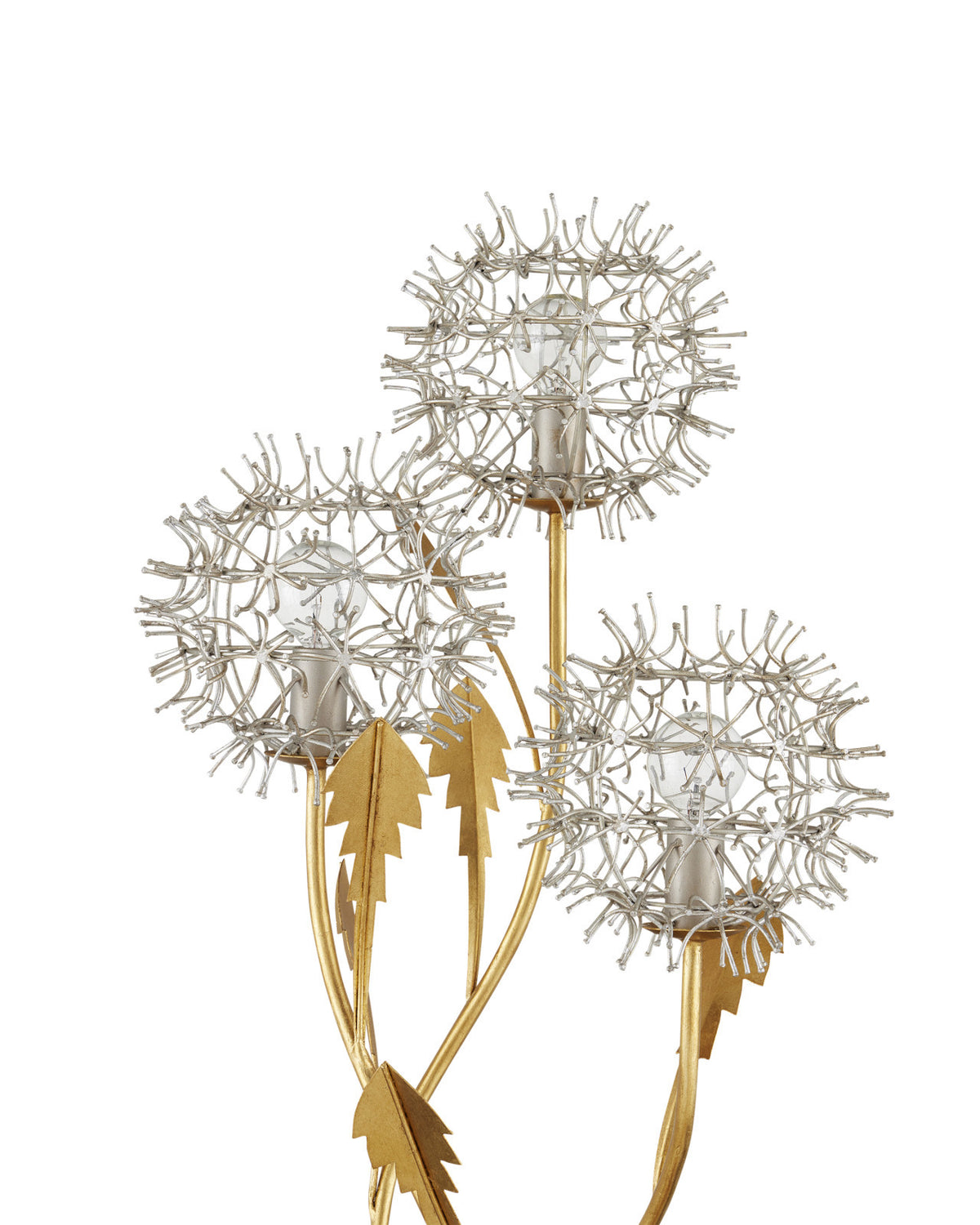 Dandelion Silver &amp; Gold Table Lamp