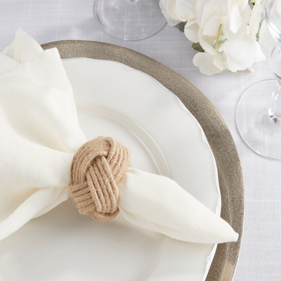 Braided Jute Napkin Rings