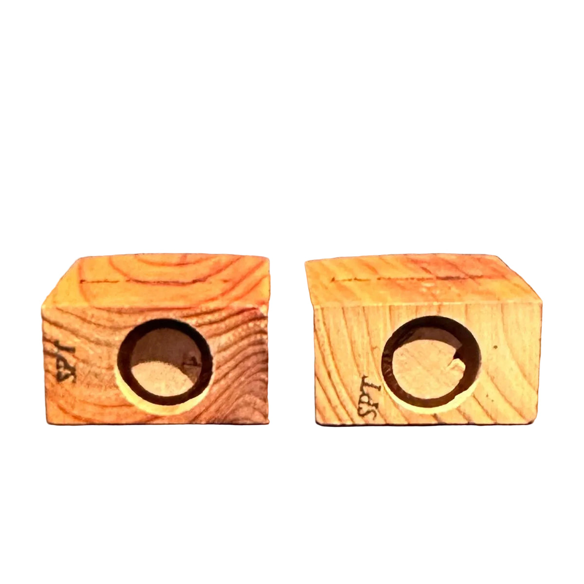 Wooden Tombstone Salt & Pepper Shakers