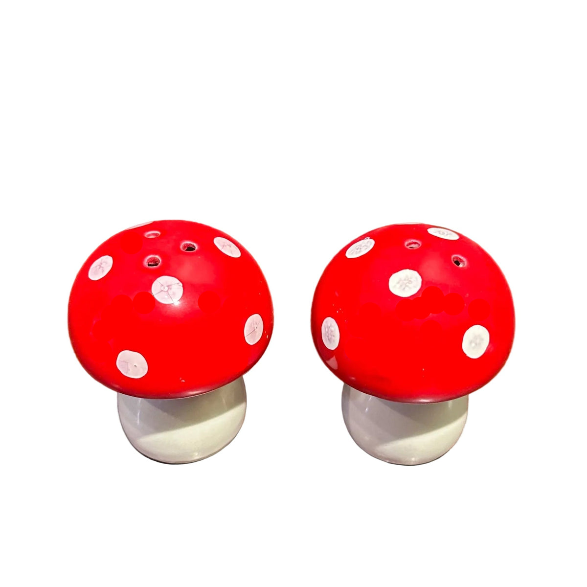 Ceramic Mushroom Salt and Pepper Set