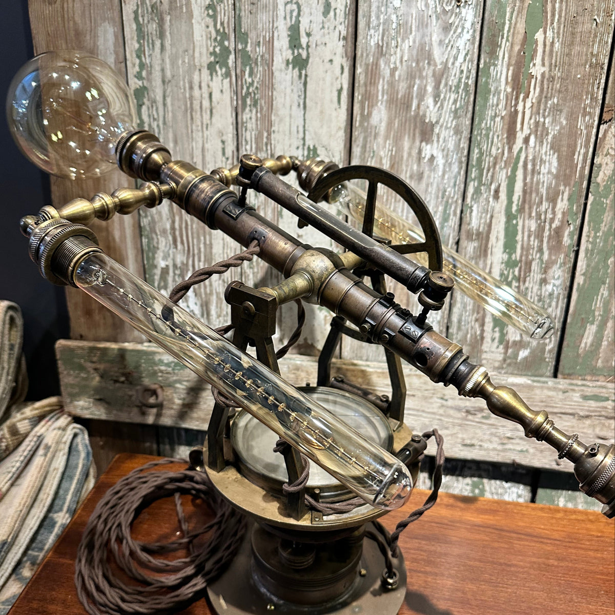 Young and Sons Theodolite Floor Lamp