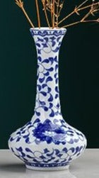 Blue &amp; White Bud Vase