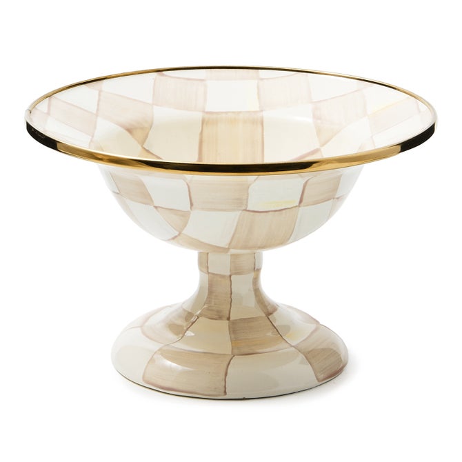 Mocha Check Compote - Small