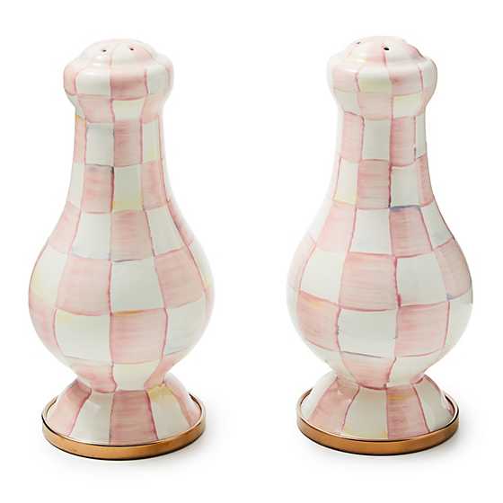 Rosy Check Large Salt &amp; Pepper Shakers