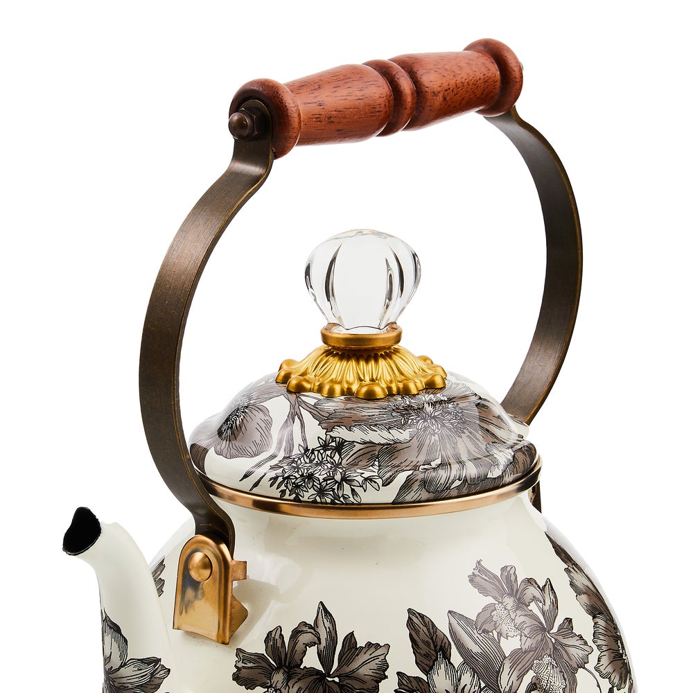 Sterling English Garden Enamel Tea Kettle - 2 Quart