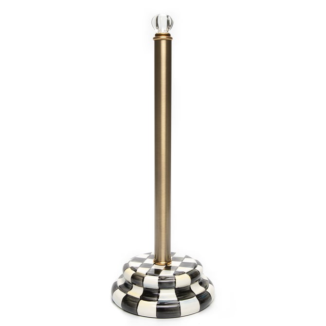 Courtly Check Enamel Bath Toilet Tissue Storage