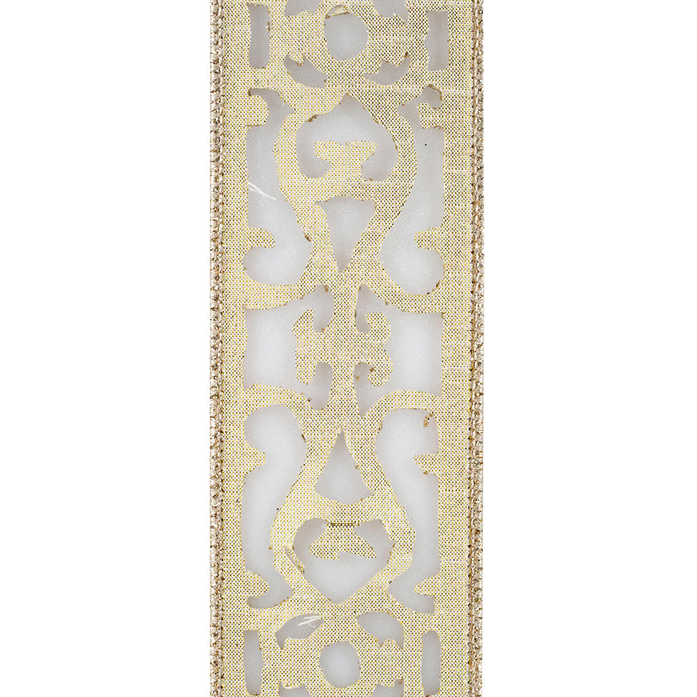 2.5&quot; Scroll Glitter Opulence Cut Out