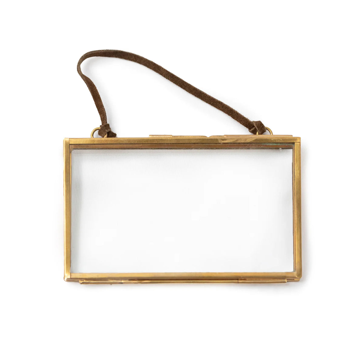 Brass Glass Frame - Horizontal