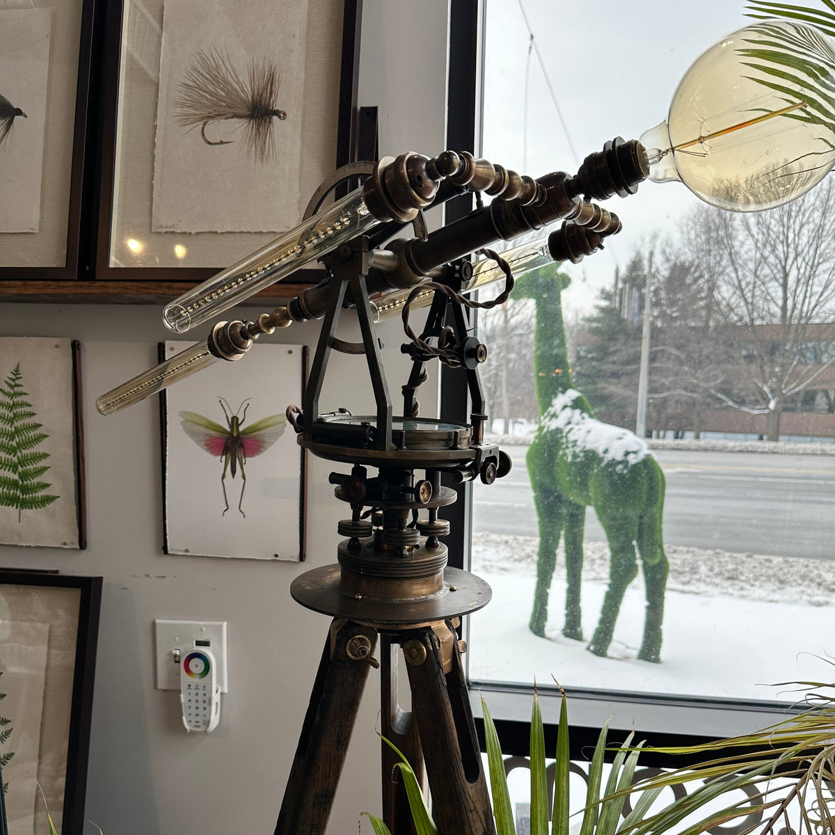 Young and Sons Theodolite Floor Lamp
