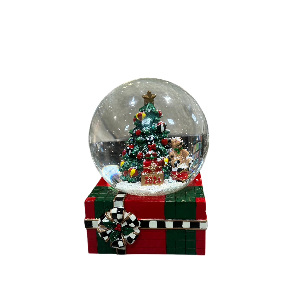 Gift Under The Tree 2024 Snow Globe