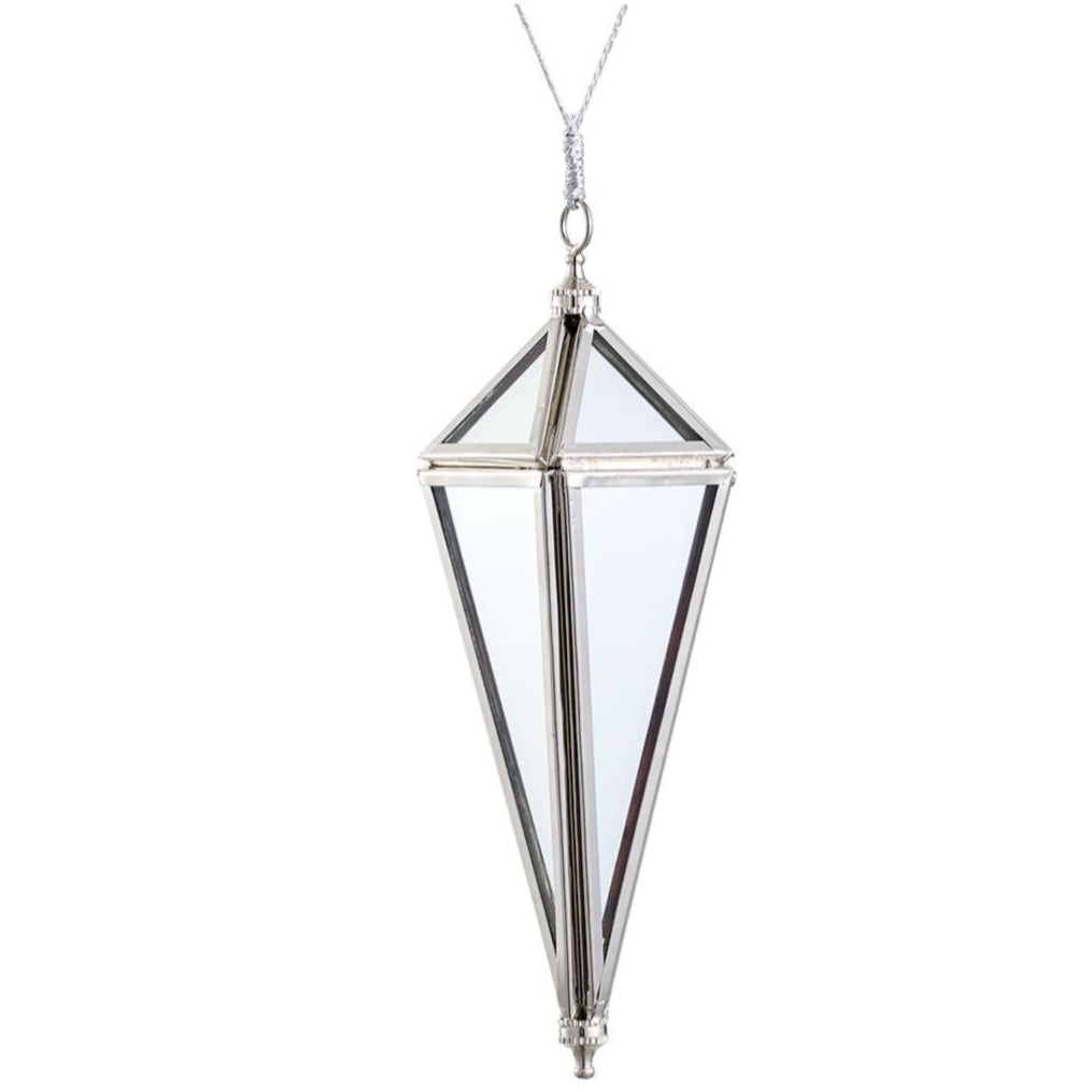 6&quot; Mirror Paramid Ornament