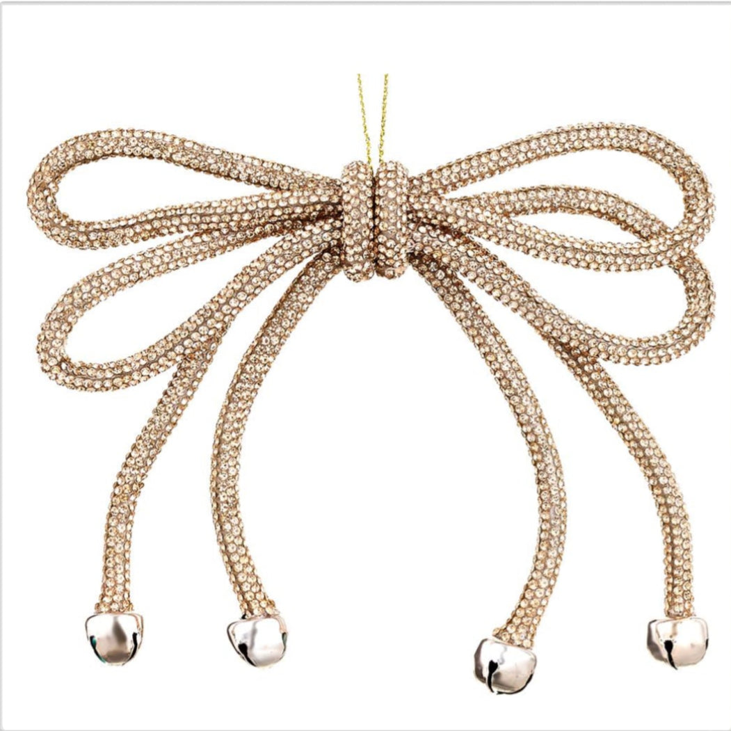 5.5&quot; Sparkly BowTie Ornament
