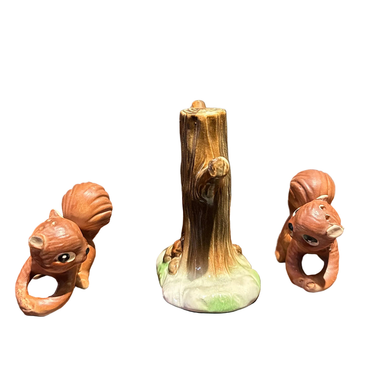 Squirrel Ceramics Japan Salt and Pepper Shakers