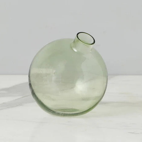 Glass Sphere Bud Vase