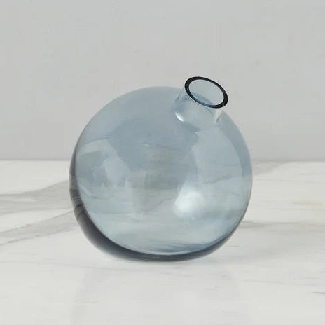 Glass Sphere Bud Vase