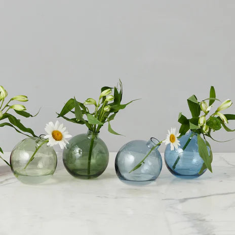 Glass Sphere Bud Vase