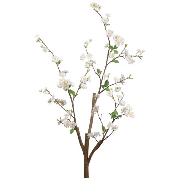 53&quot; Cherry Blossom Branch - White