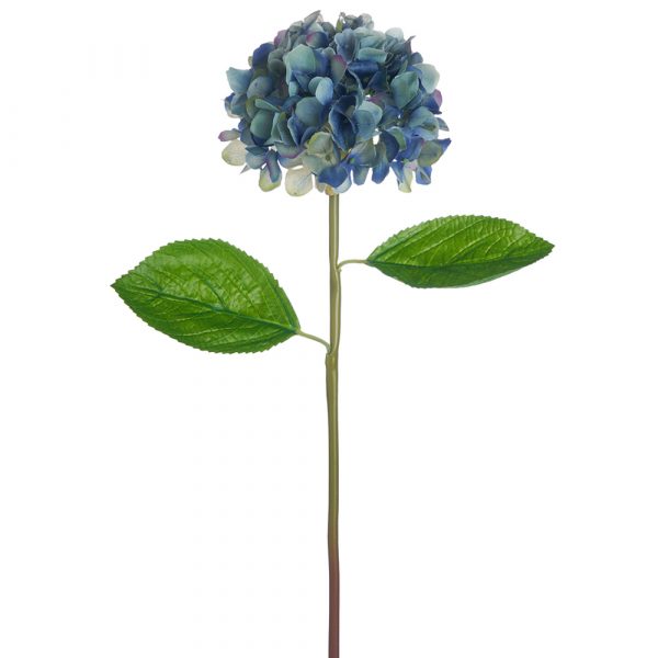 21.5&quot; Real Touch Hydrangea Stem Blue