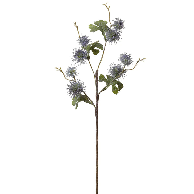 22.5&quot; Globe Thistle Stem  Blue