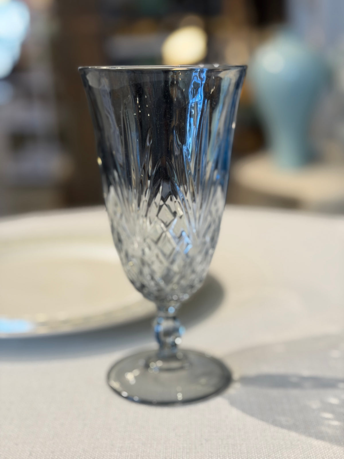 Blue Water Goblet