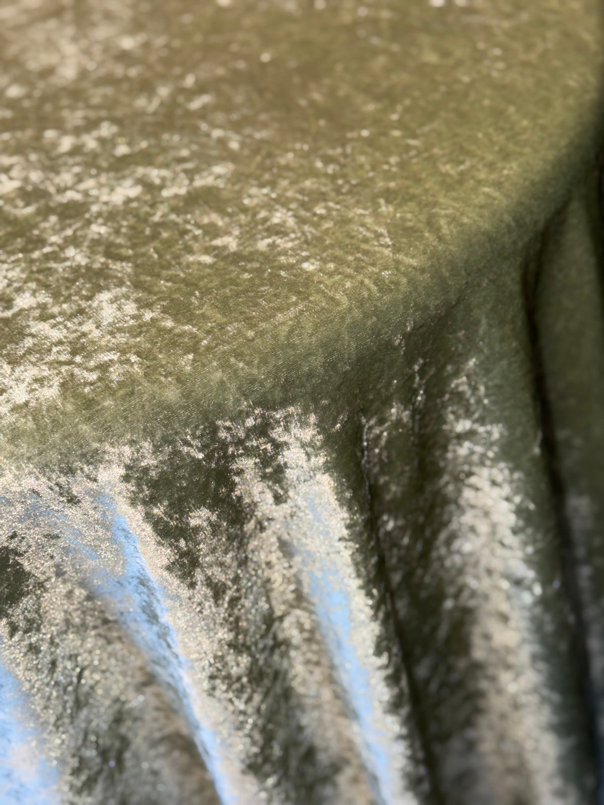 Green Crushed Velvet