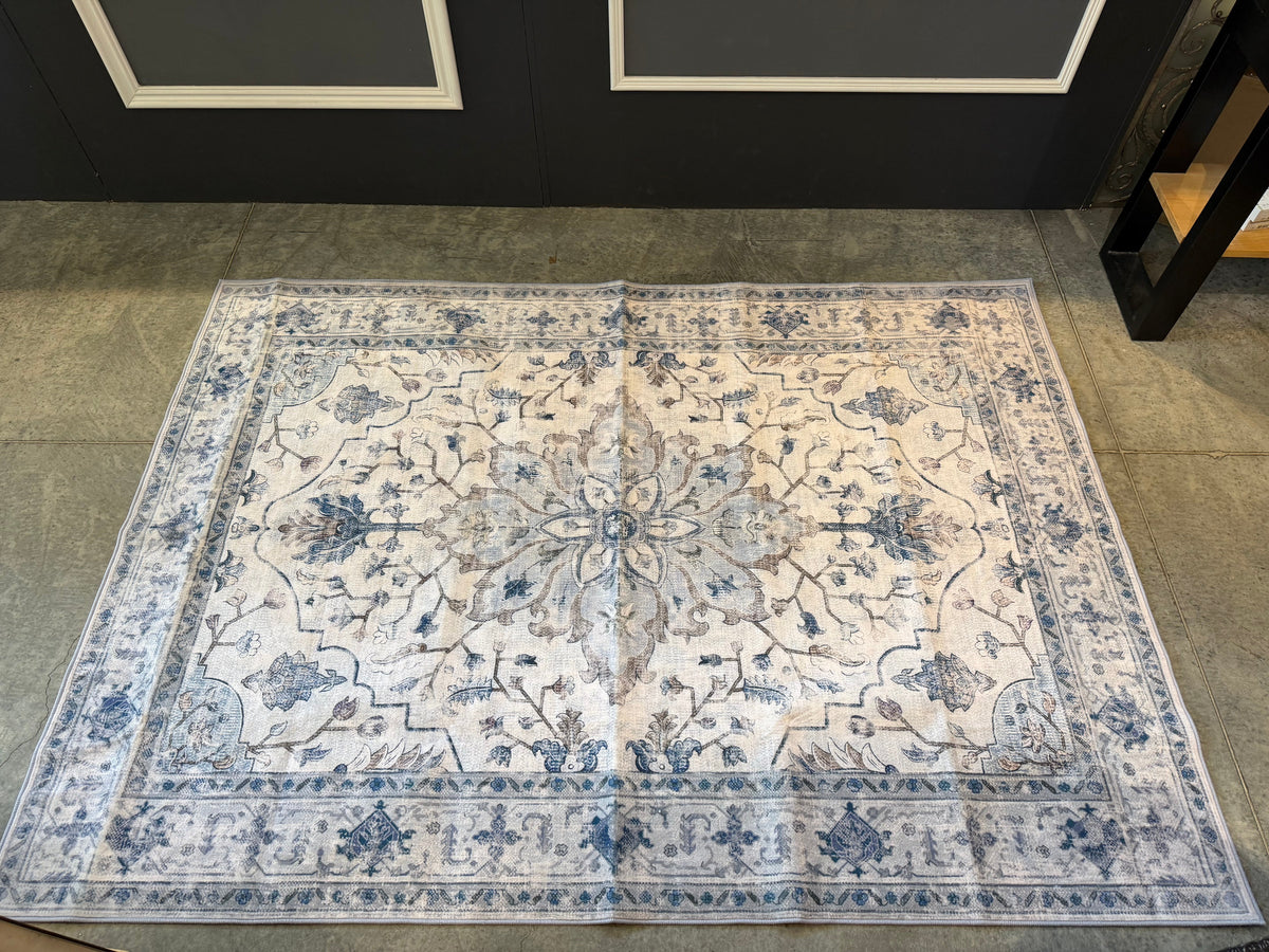 Cornflower 5X7 Vintage Rug
