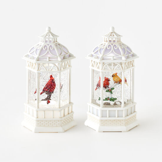 Cardinal Gazebo Glitter Lanter