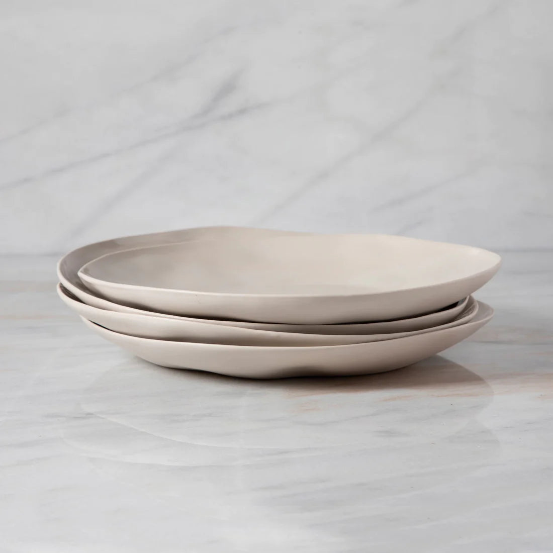 Tam Stoneware Dinner Plate - Pearl