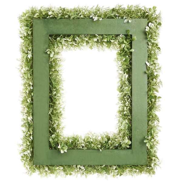 Boxwood Square Wreath