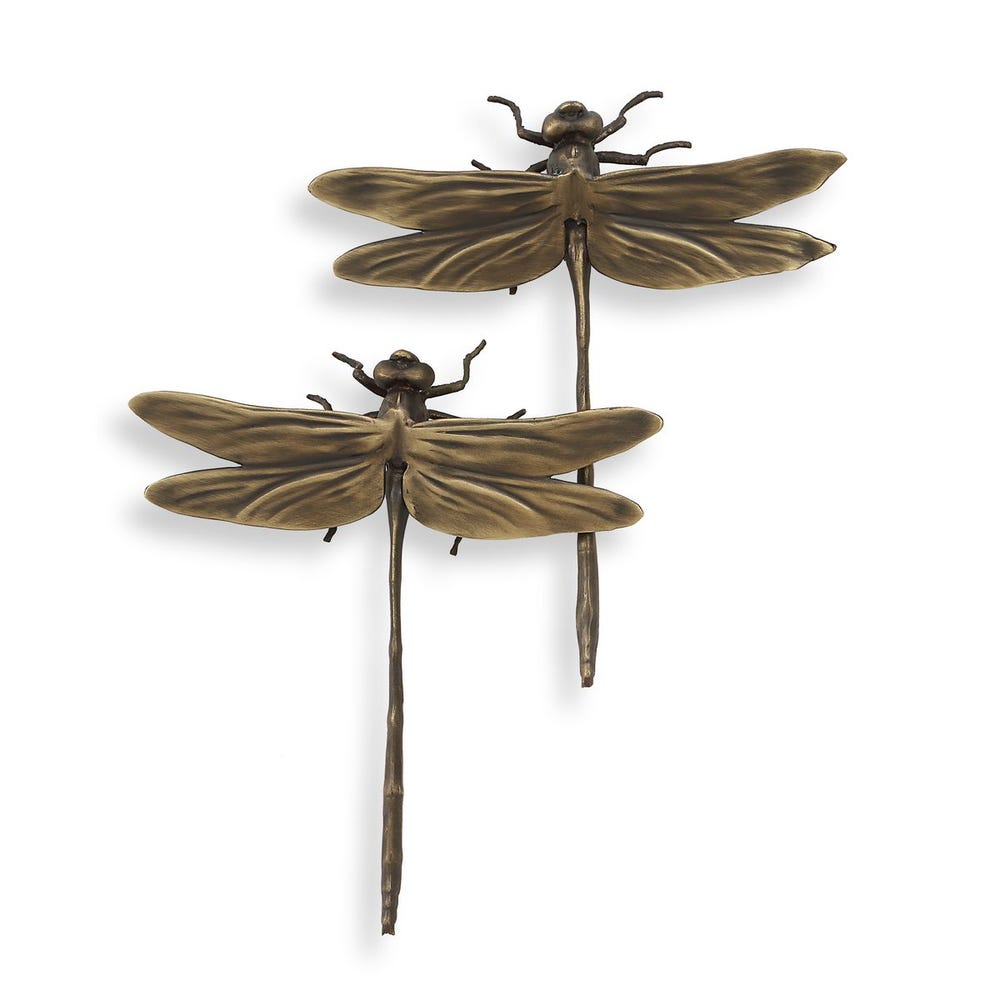 Dragon-Fly On The Wall Set of 2
