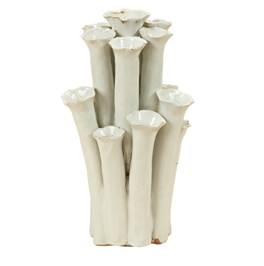 CORAL WHITE VASE