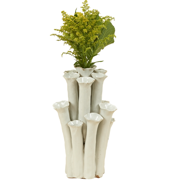 CORAL WHITE VASE