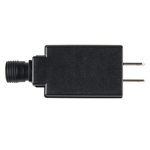 Transformer, 2 Prong Male Plug, Black