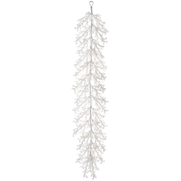 5&#39; Iced Twig Garland
