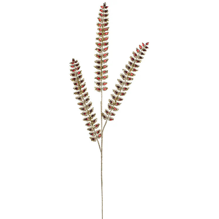 37&quot; Rhinestone Leaf Branch