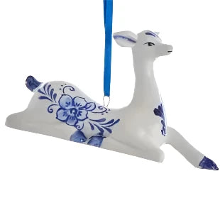 Porcelain Deer Ornaments
