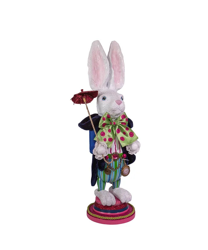 18&quot; White Rabbit Nutcracker