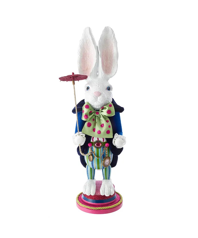 18&quot; White Rabbit Nutcracker