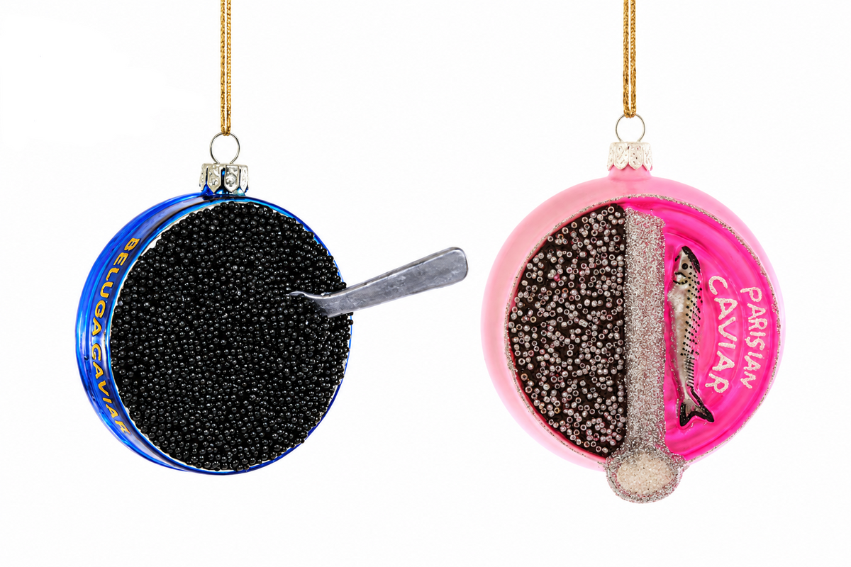 3.5" Caviar Ornament